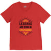 Legends are born in November V-Neck Tee