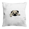 ruff patch rescue mascot Throw Pillow