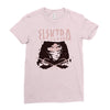 crimson red Ladies Fitted T-Shirt