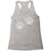 dog paws set of 2 Racerback Tank