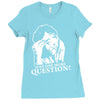 columbo just one more question Ladies Fitted T-Shirt