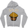 stud Zipper Hoodie