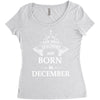 the best teachers are born in december Women's Triblend Scoop T-shirt