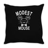 modest mouse rock band black hooded sweatshirt sz s m l xl,,,,,, Throw Pillow