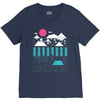 camp line V-Neck Tee