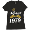 kings are born in 1979 Ladies Fitted T-Shirt