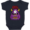 happy birthday monster Baby Bodysuit