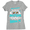super cool autism dad Ladies Fitted T-Shirt