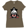 pirate panda Ladies Fitted T-Shirt