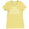 new york london canterbury Ladies Fitted T-Shirt