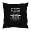 Dungeon Master White Throw Pillow