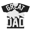 reel great dad All Over Men's T-shirt