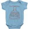 black knight is my champion Baby Bodysuit