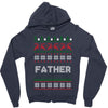 ugly christmas father Zipper Hoodie