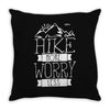hiking shirts Throw Pillow