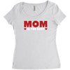 mom is the best Women's Triblend Scoop T-shirt