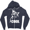 cool cat Zipper Hoodie