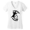 cat versus cucumber Women's V-Neck T-Shirt