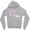 pb and jellyfish Zipper Hoodie