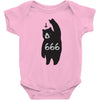Black Bruin Metal Baby Bodysuit