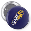 running we kick asphalt Pin-back button