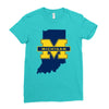 Indiana for Michigan - Limited edition Ladies Fitted T-Shirt
