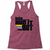 lets hug it out Racerback Tank