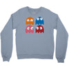 cool retro 80s pacman ghosts video games Crewneck Sweatshirt