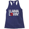 llama lovin' lover Racerback Tank