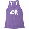 ca cartoon hands Racerback Tank