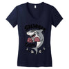 sharrk team Women's V-Neck T-Shirt