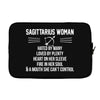 Sagittarius Woman Laptop sleeve