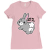 kiss my soft ass Ladies Fitted T-Shirt