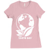 earth day planet Ladies Fitted T-Shirt