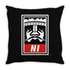 niid to obey Throw Pillow