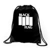 black flag new Drawstring Bags