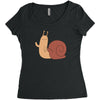 snail Women's Triblend Scoop T-shirt