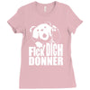 ted fick dich donner Ladies Fitted T-Shirt