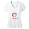 #IMWITHKAP (f154) Women's V-Neck T-Shirt