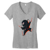 he&rsquo;s coming to get you Women's V-Neck T-Shirt
