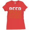 beer is always the answer Ladies Fitted T-Shirt
