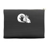 rabbit silhouette Accessory Pouches