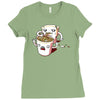 zombie ramen Ladies Fitted T-Shirt