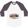 February Peeking Out Baby Girl 3/4 Sleeve Shirt