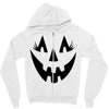 beauty face pumpkin Zipper Hoodie