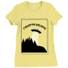 I Want To Believe (f243) Ladies Fitted T-Shirt