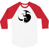 yin yang cat 3/4 Sleeve Shirt