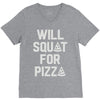 will squat for pizza V-Neck Tee