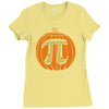 pumpkin pi Ladies Fitted T-Shirt