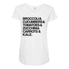 vegan Maternity Scoop Neck T-shirt